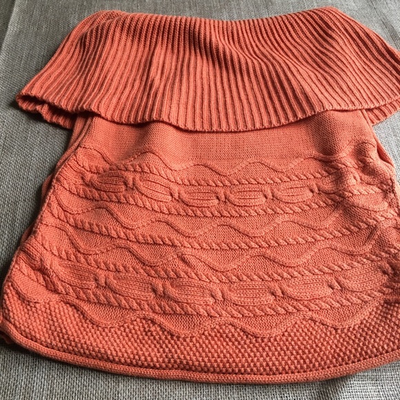 Sandwich Off Shoulder Cotton Sweater - Picture 5 of 6